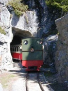 Auf der Panoramastrecke werden einige Tunnels durchfahren