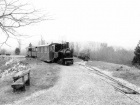 Fahrt durch den Bahnhof Baumschulsee mit altem Gleisplan [1985]