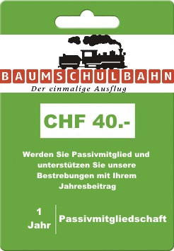 Für nur CHF 40.- Passivmitglied