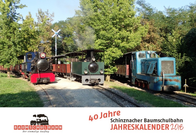 Baumschulbahn Kalender 2018