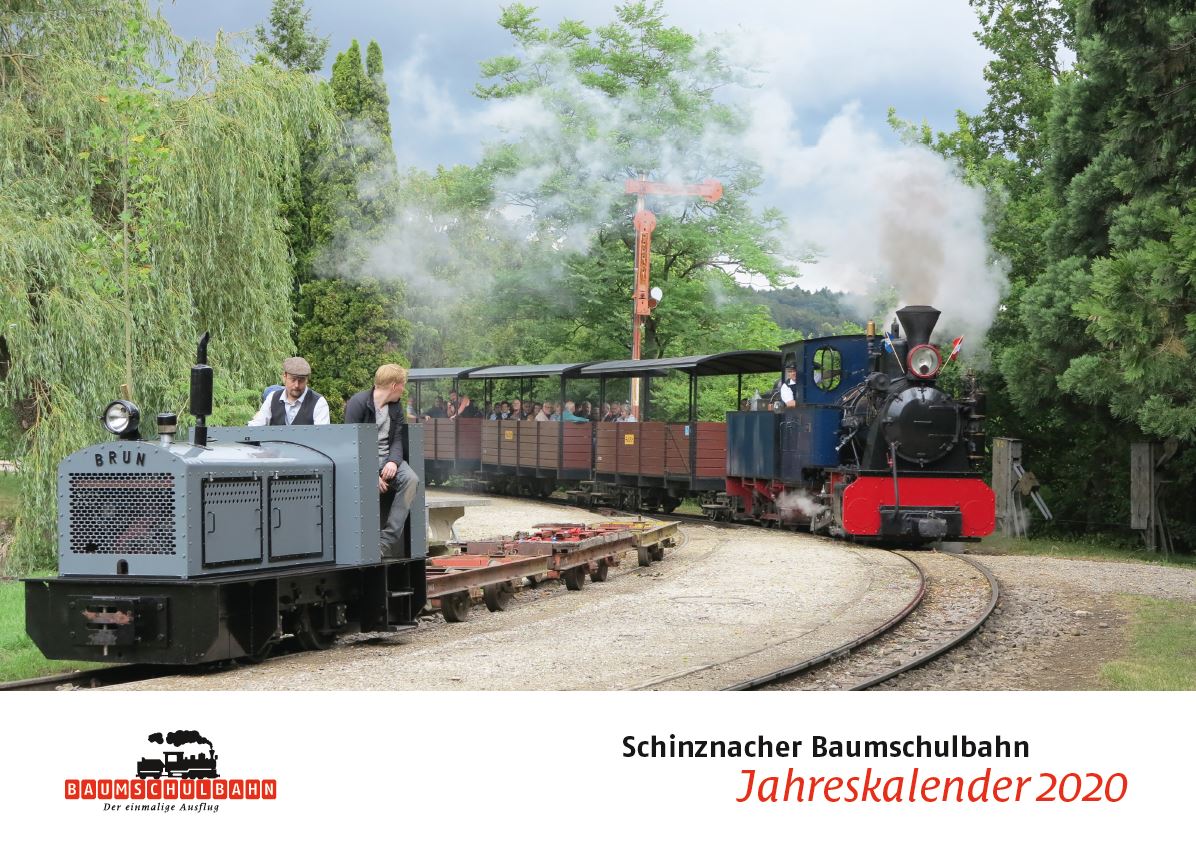 Baumschulbahn Kalender 2020