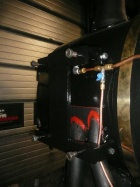 Die Konsole der Luftpumpe ist bereit für die Montage der Pumpe [28. Januar 2012]