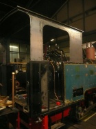 Das neue Führerhaus von hinten gesehen [4. Februar 2012]