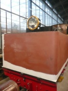 Auf dem Tender wurde die Lampe wieder montiert [21. Februar 2012]