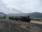 Das abgebrochene Treibhaus ermöglicht Bilder vom kompletten Zug [15. April 2012]