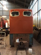 Die Führerhausrückwand konnte bereits grundiert werden [9. März 2017]