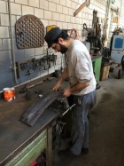 Die neuen Pufferplatten vom Lukas werden angefertigt [11. März 2017]