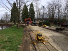 Die Bauarbeiten mussten auf das seeseitige Gleis vom Bahnhof Baumschulsee ausgeweitet werden [21. März 2017]