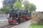 Ein weiterer Besuch galt der Zittauer Schmalspurbahn und der Dampflok 99 731