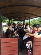 Die Gäste haben im Zug Platz genommen [22. Juli 2018]