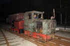 Die Lok Biberstein und die Ns 1b bei der Einfahrt aufs Museumsgelände