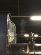 Nach dem Ablassen vom Wasser entweicht die Restwärme aus dem Kessel der Sequoia [27. September 2018]