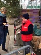 Im Hauptbahnhof werden die Billette kontrolliert [29. November 2018]