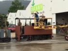 Trotz Regen kommen die Arbeiten am Dach gut voran [30. Juli 2016]