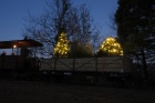 Lichterbäume als Ladegut auf dem Brigadewagen R 302