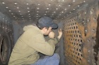 Entfernen der alten Kupferringe aus der Feuerbüchsrohrwand [19. Februar 2012]