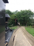 Ausfahrt aus dem Bahnhof Baumschulsee aus Sicht des Lokführers [23. Juli 2017]