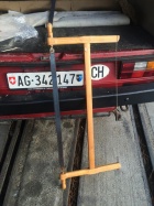 Die passende Säge konnte auch gleich organisiert werden [4. Oktober 2016]