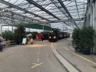 Der Samichlaus begrüsst im Weihnachtsdorf den einfahrenden Nordpol-Express [30. November 2022]