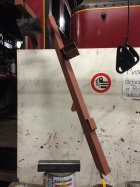 Ein weiteres neues Teil für ein Wagengeländer wurde grundiert [24. Oktober 2016]