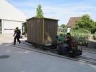 Die Ölbar X 901 wird in die Remise rangiert [2014]