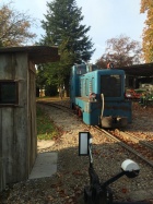 Für die Rückfahrt in die Werkstatt muss die Viola abgedreht werden [4. November 2016]