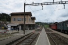 Kurze Zeit nach dieser Aufnahme begannen die Arbeiten zur Modernisierung und Verkleinerung des Bahnhof Bauma