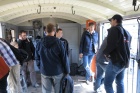 Mitglieder von DVZO und SchBB treffen sich im Gepäckwagen