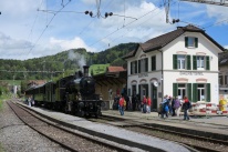Bäretswil, ein typischer Bahnhof aus dem Zürcher Oberland