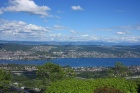 Blick auf Zürichsee und Goldküste