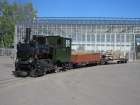 Fotogüterzug mit den Brigadewagen R 302 und R 301 [2014]
