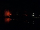 Die Lichter spiegeln sich im Baumschulsee [27. November 2019]