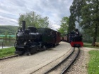 Die Molly wartet mit dem Fakultativwagen G 403 auf die Rückfahrt ins Depot [7. Mai 2023]