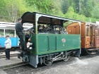 Die von der Ferrovie Padane stammende Tramlok G 2/2 4 besitzt heute den Kessel einer Feldbahnlok