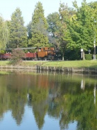 Die Molly umrundet den herbstlichen Baumschulsee [26. September 2008]