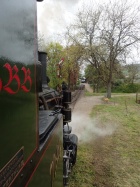 Ausfahrt aus dem Bahnhof Baumschulsee [24. April 2022]