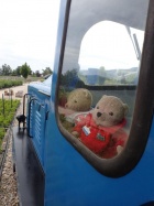 Das Lokpersonal hat auf dem Führerstand Besuch erhalten [24. Juni 2018]