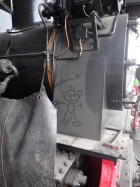 Die staubige Sequoia wurde zur Zeichnungsfläche [7. August 2015]