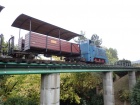 Die Viola überquert mit ihrem Zug die grosse Brücke [10. Oktober 2015]