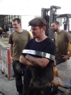 So kann das Band der Bandsäge auch gelagert werden..... [21. Oktober 2017]