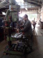 Einfertigung einer Konsole für die Luftpumpe vom Lukas [24. Oktober 2015]