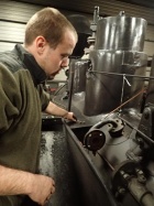 Der Speisekopf der Taxus wird wieder montiert [29.Oktober 2015]