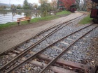 Die sanierten Gleisabschnitte sind geschottert und gestopft [12. November 2022]