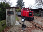 Der kurze Zug hat die Weichenstellerhütte erreicht [18. November 2017]