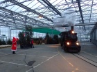 Der Samichlaus begrüsst den Dampfzug und die Fahrgäste [29. November 2017]