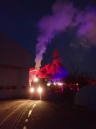 Im Hauptbahnhof wartet der Nordpol-Express auf die letzte Fahrt des Tages [2. Dezember 2022]