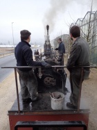 Die angehende Tramlok bietet auch Platz für Begleitpersonen [31. Dezember 2015]